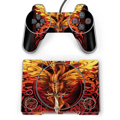 Ruth Thompson Fire Dragon PlayStation Classic Bundle Skin